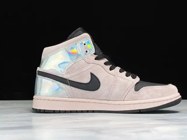 Cheap 1 Air Mid BQ6472-602 Dirty Jordan Powder (W) Iridescent 0620